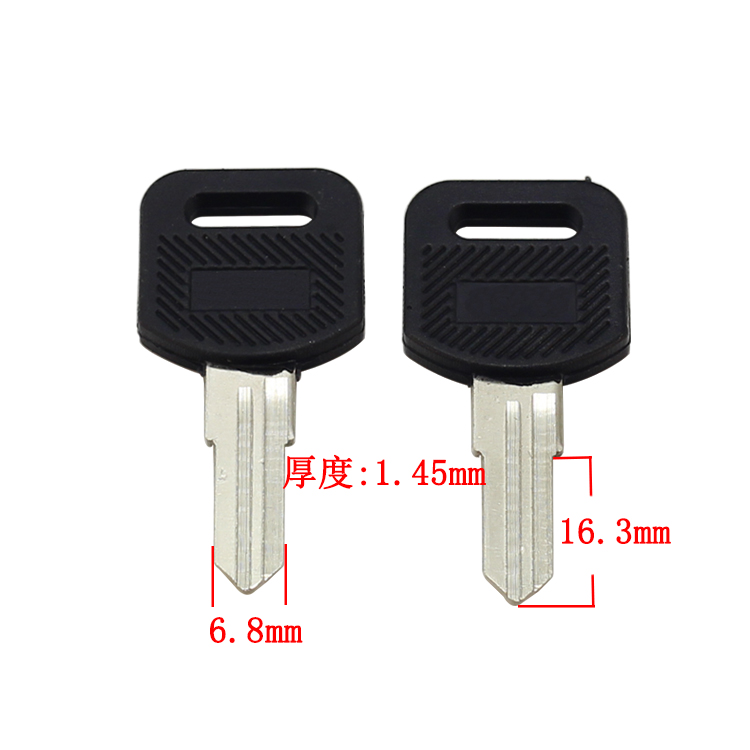 Home Security Key - A139 Left Groove Brass House Home