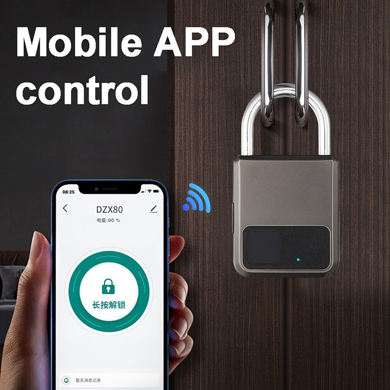 Home Security Key - Tuya Smart Padlock 20 Number Fingerprints