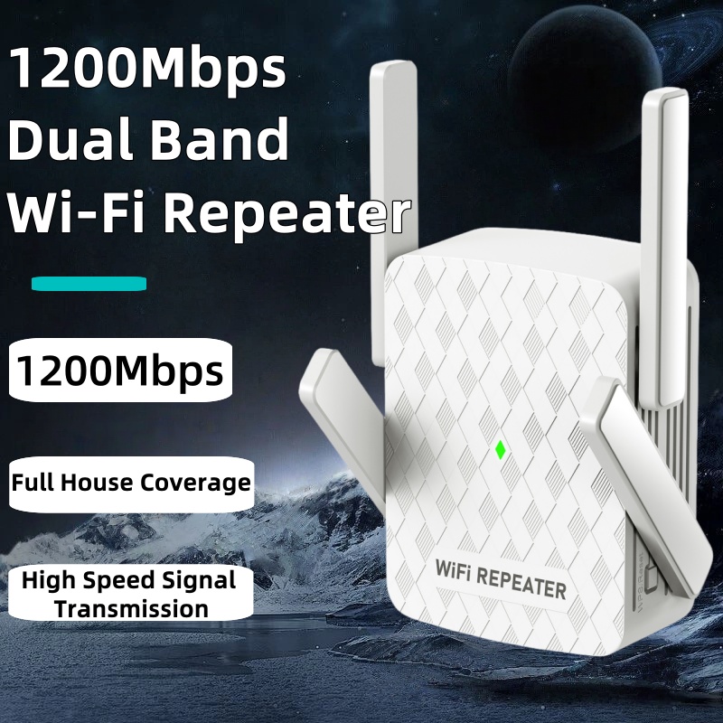 Home Security And Internet - 1200Mbps Wireless Wifi Extender Wifi Repeater/Router