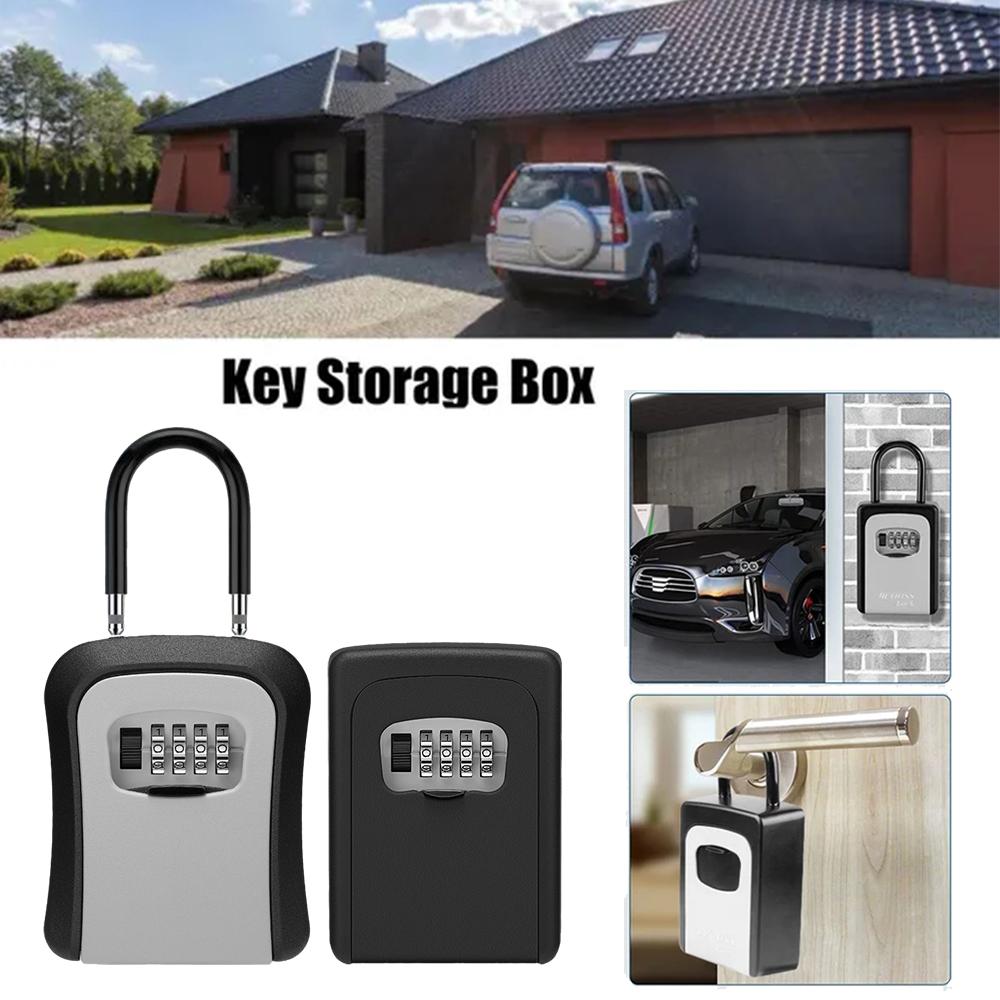 Home Security Key - Wall-Mounted Key Storage Box Portable Key