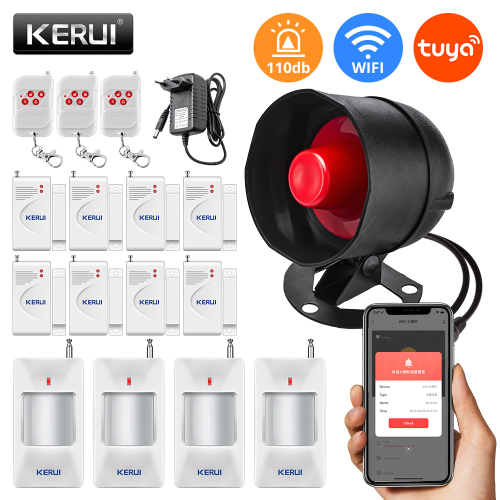 Sim Gsm Alarm - KERUI Tuya WIFI Loudly Speaker High