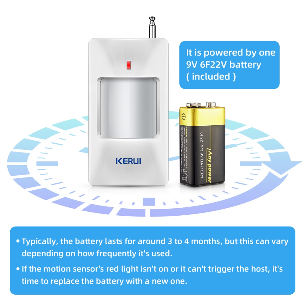 KERUI Wireless PIR Motion Sens - Sim Gsm Alarm review and price