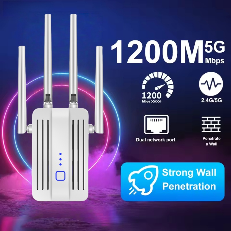 1200Mbps WiFi Repeater Extende - Home Security And Internet review and price