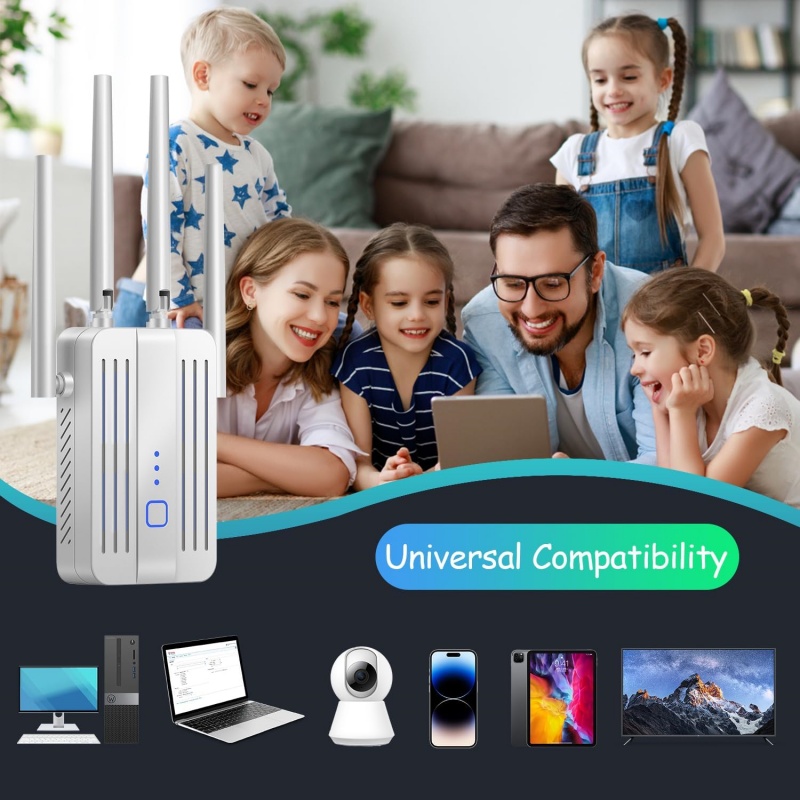 1200Mbps WiFi Repeater Extende - Home Security And Internet review and price
