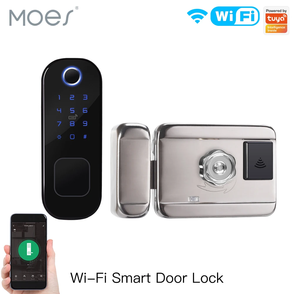 MOES WiFi Tuya Smart Lock Door - Home Security Key review and price