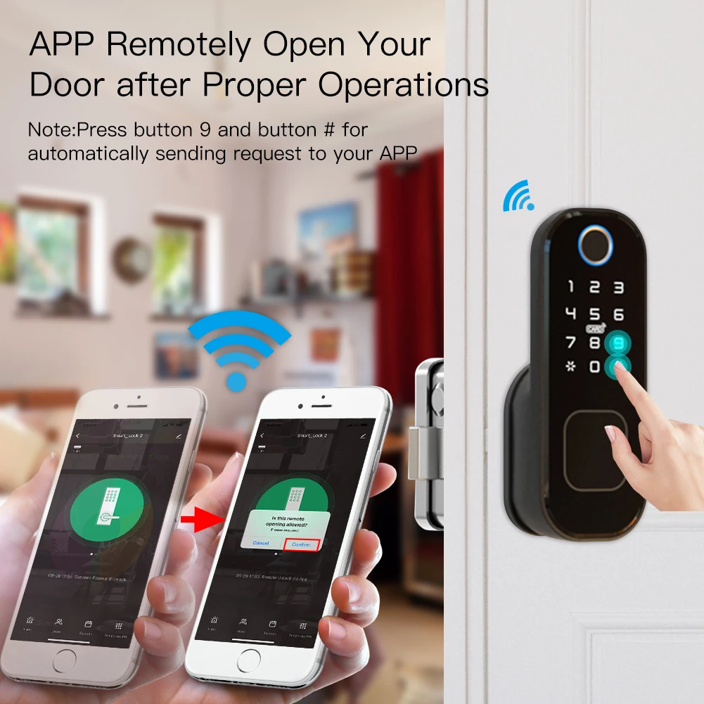 MOES WiFi Tuya Smart Lock Door - Home Security Key review and price