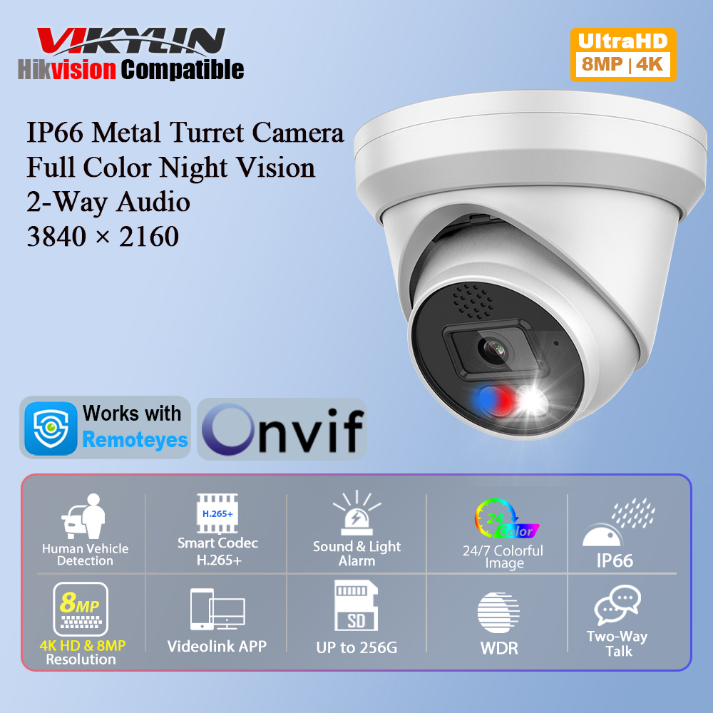 Vikylin 4K 8MP Alarm Full Colo - Home Security Options review and price