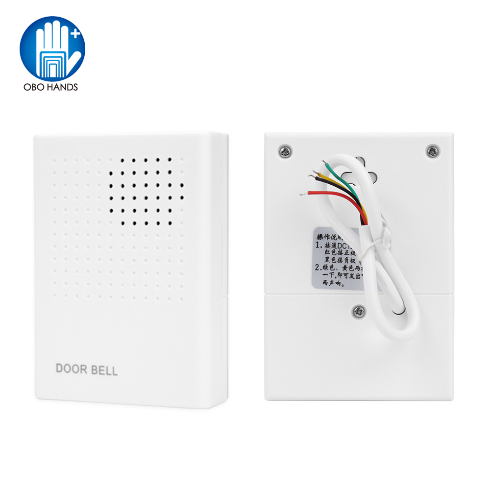 4 Wires Wired White Doorbell D - Home Security Ring System review and price