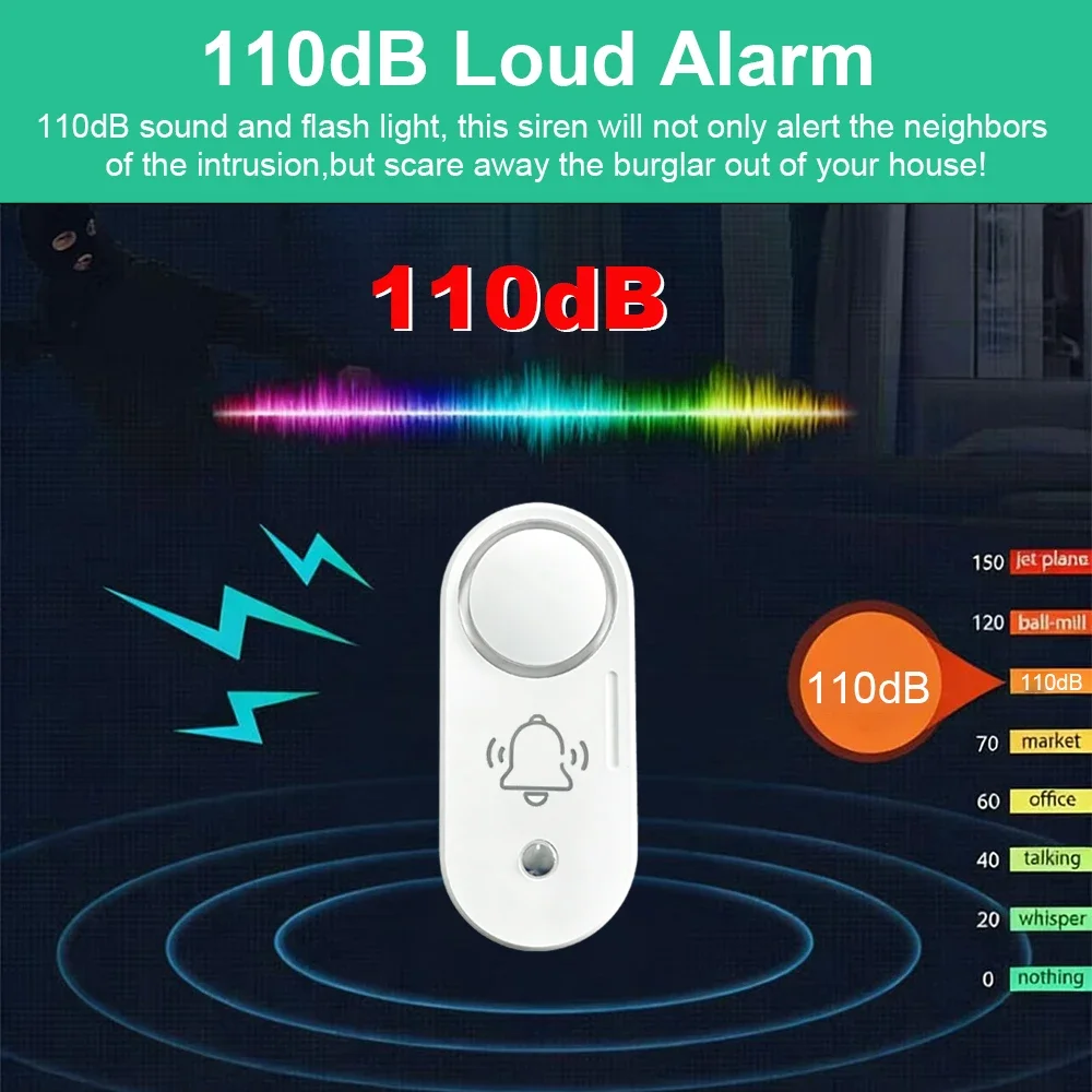 Haozee Zigbee 110dB Siren Alar - Home Security Options review and price