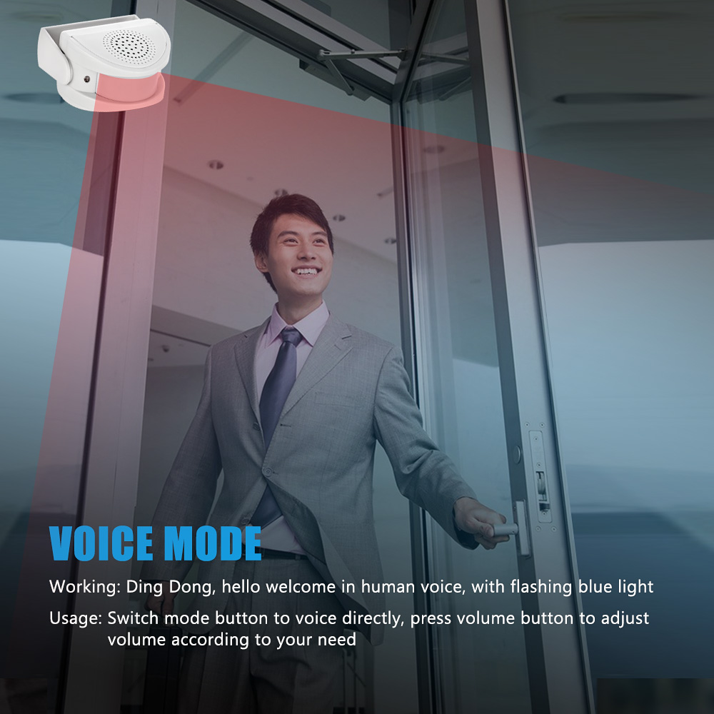 Wireless Infrared Chime Doorbe - Home Security Options review and price