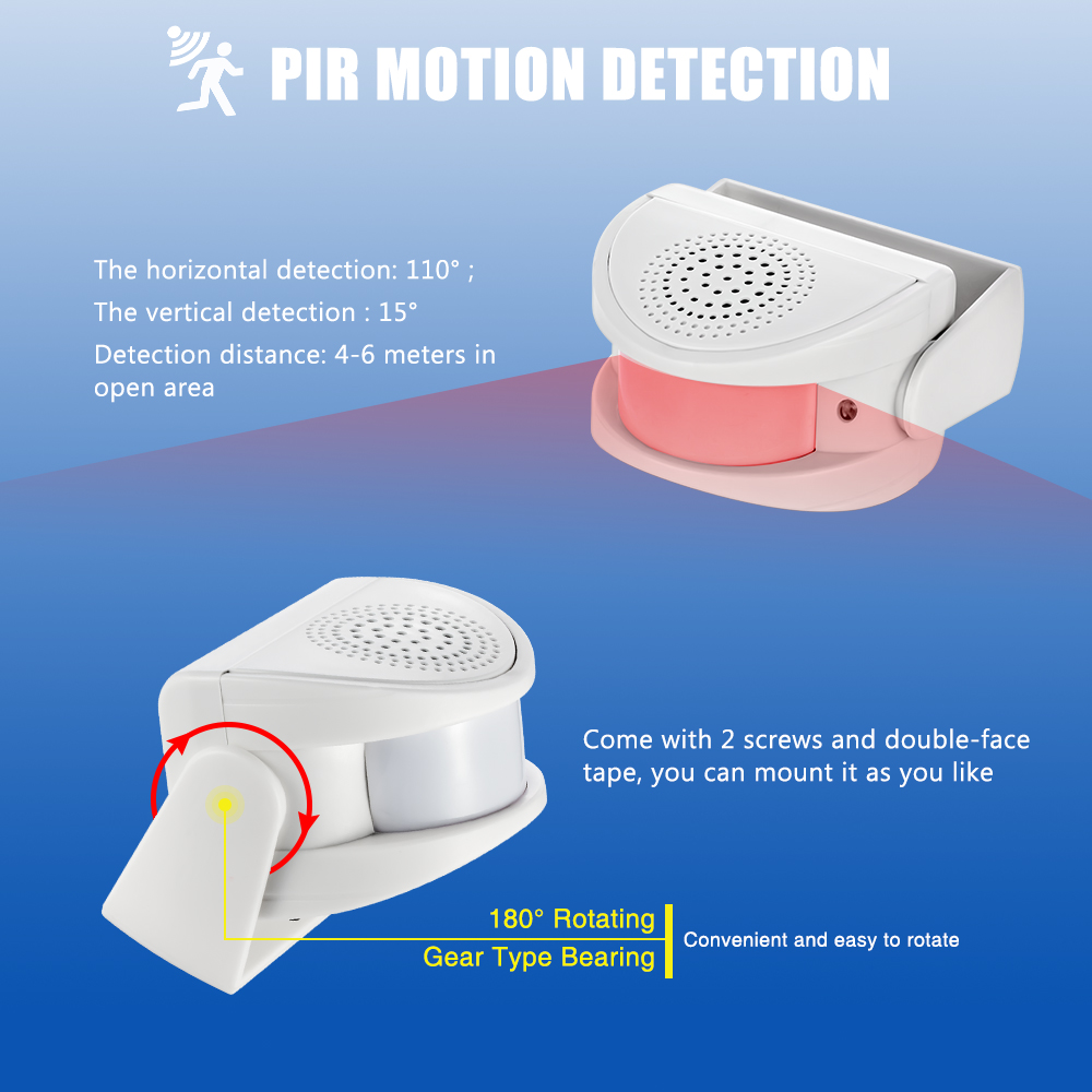 Wireless Infrared Chime Doorbe - Home Security Options review and price