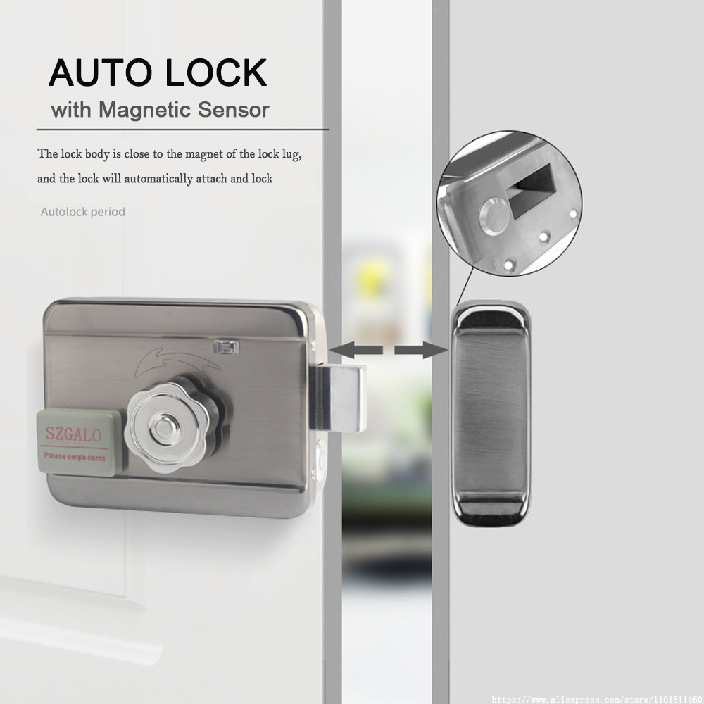 WiFi Control Electric Lock Gat - Home Security Ring System review and price