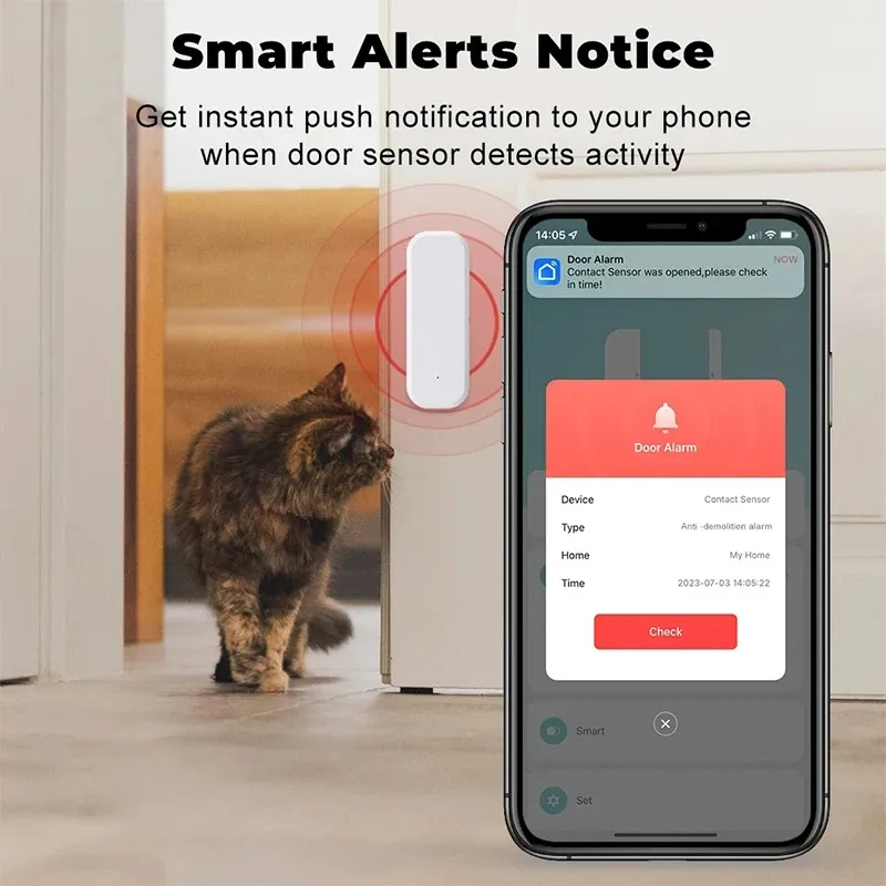 Tuya WiFi Smart Door Window Se - Sim Gsm Alarm review and price