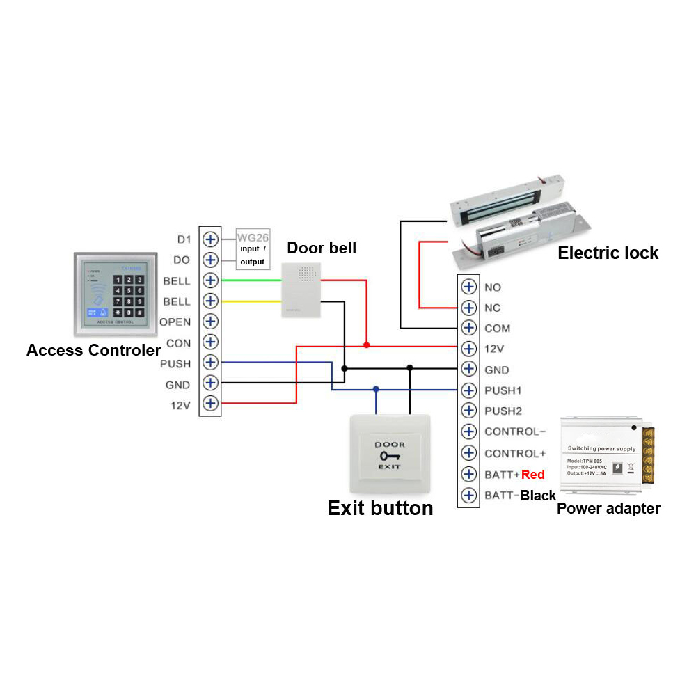 Wired Doorbell DC12V Access Co - Home Security Ring System review and price