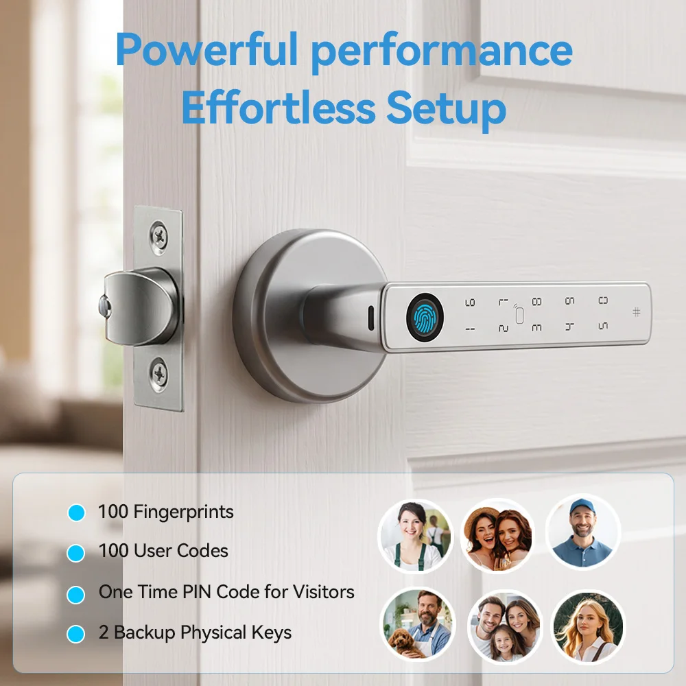 YFK Tuya Fingerprint Door Lock - Home Security Options review and price