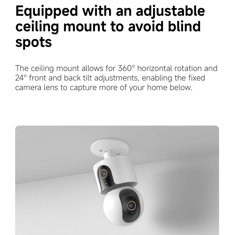 Xiaomi Smart Camera C500 Dual  - Xiaomi Home Security 360 review and price
