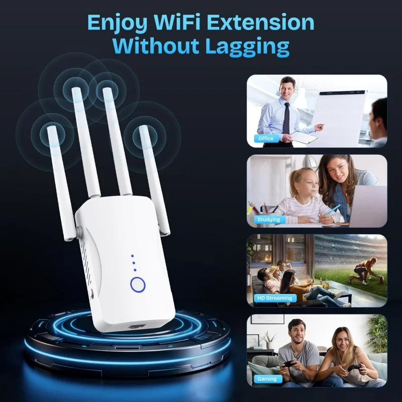 1200Mbps Dual Band WiFi Repeat - Home Security And Internet review and price