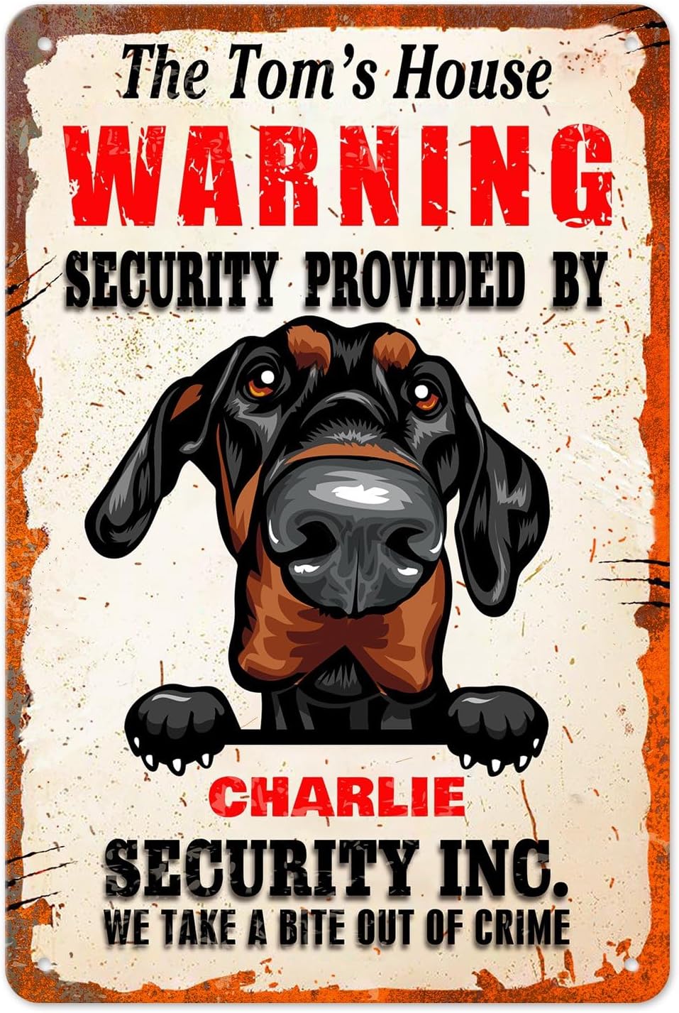 Personalized Funny Warning Sec - Home Security Providers review and price