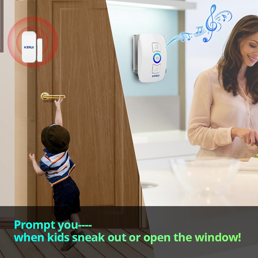 KERUI M525 Wireless DoorBell B - Home Security Options review and price