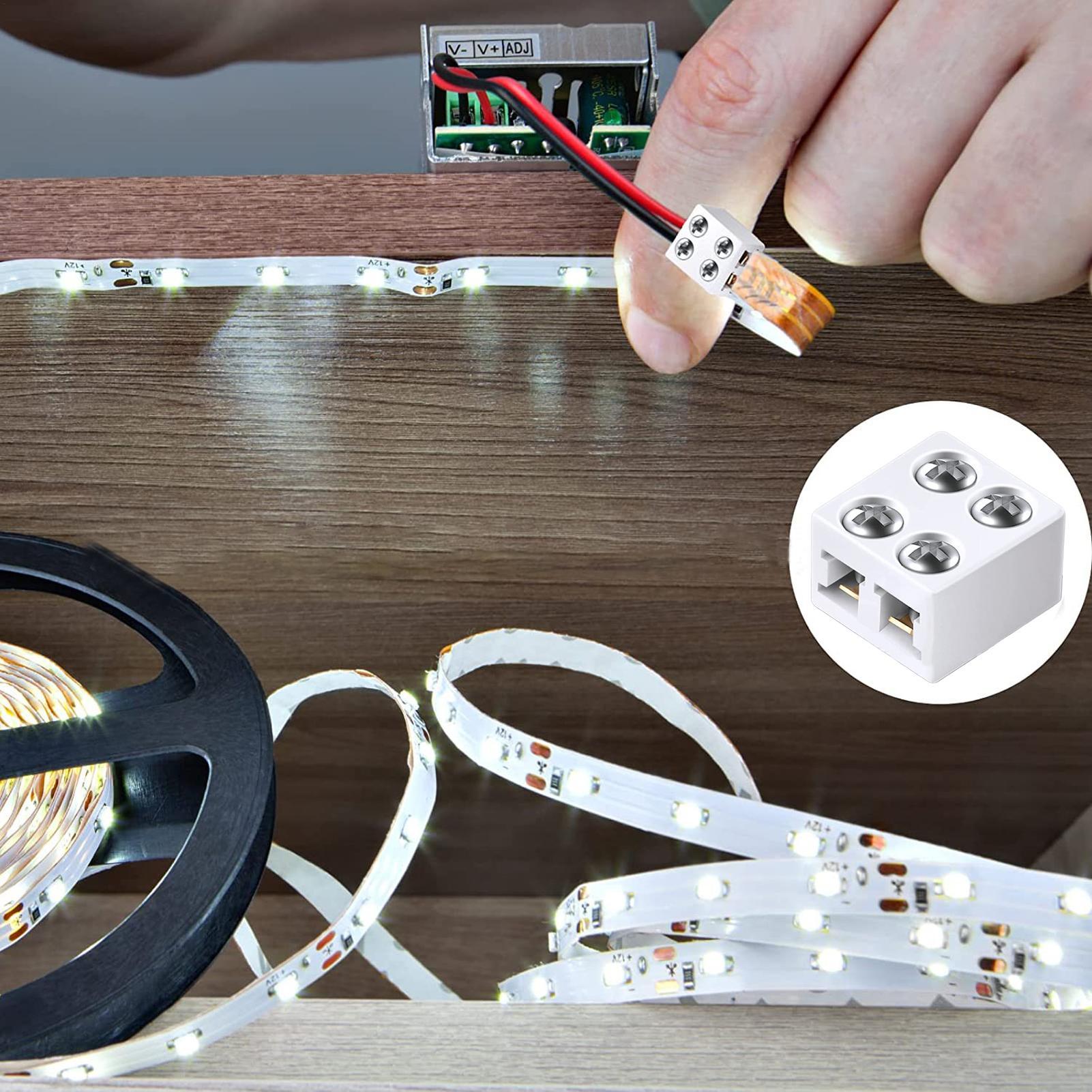 LED strip connectors 8mm solde - Home Security Providers review and price