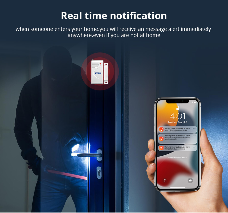 KERUI Tuya WIFI Loudly Speaker - Sim Gsm Alarm review and price