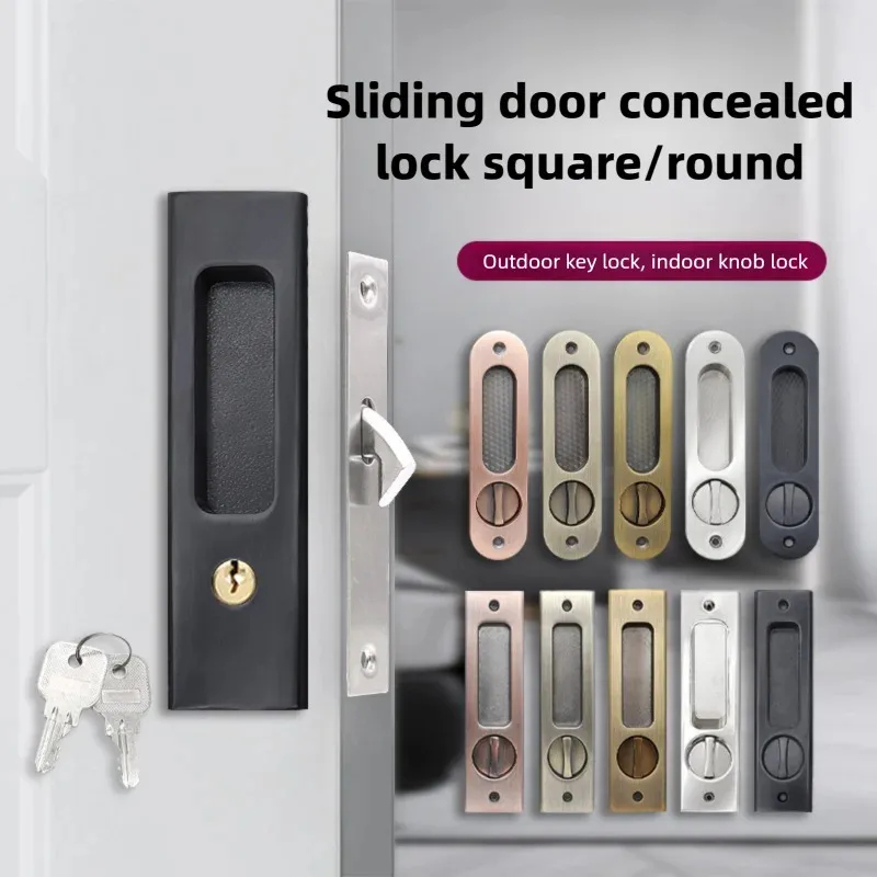 Heavy-Duty Black Sliding Door  - Home Security Key review and price