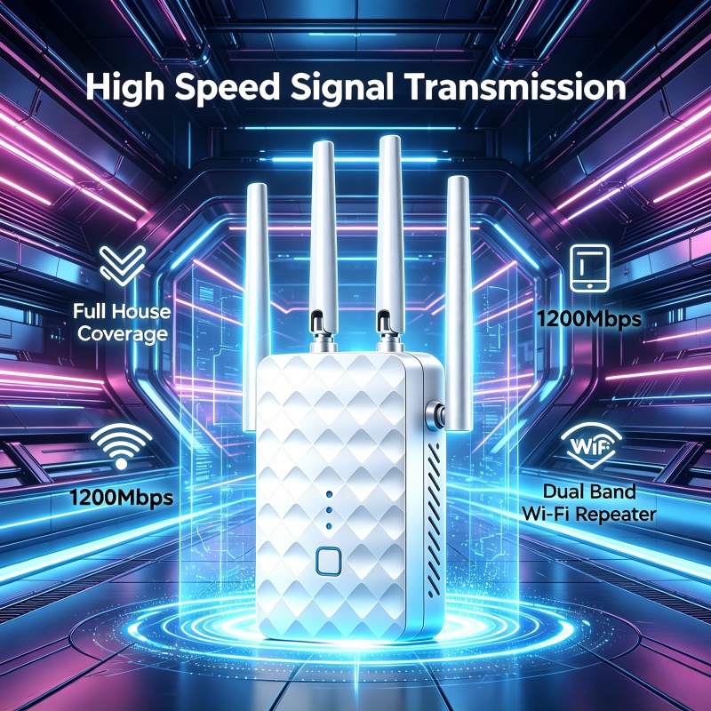 1200Mbps WiFi Repeater Wireles - Home Security And Internet review and price