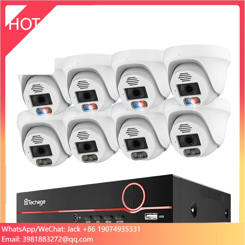 For Techage Home 8MP CCTV Secu - Home Security Options review and price